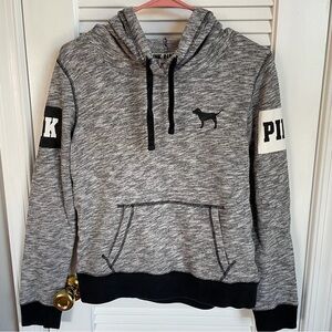 Victoria's Secret PINK Black/Gray Hoodie